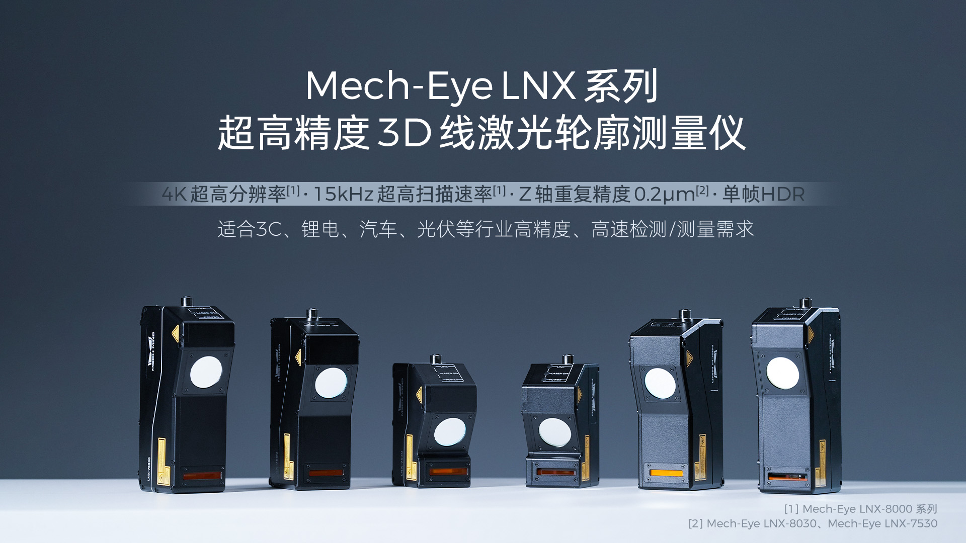 4K分辨率、15kHz掃描速率，超高精度3D線激光輪廓測量儀Mech-Eye LNX發(fā)布，一站式部署精密測量應(yīng)用